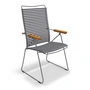 HOUE - CLICK Position outdoor armchair, dark gray