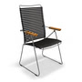 HOUE - CLICK Position outdoor armchair, black