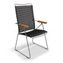 HOUE - CLICK Position outdoor armchair, black