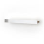 Paper Collective - Gallery Shelf, 80 x 10 cm, dark oak / brushed steel