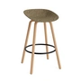 Normann Copenhagen - Mat bar stool 75 cm, seaweed / black
