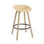 Normann Copenhagen - Mat bar stool 75 cm, hemp / black