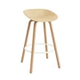 Normann Copenhagen - Mat bar stool 75 cm, hemp / cream