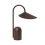Ferm Living - Arum Rechargeable LED table lamp, dark chocolate