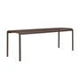 Ferm Living - Dapple Garden bench, 130 cm, dark chocolate