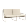 Ferm Living - Desert Outdoor 2-seater sofa, cashmere / off-white (Pure Bouclé)