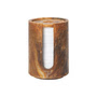 Ferm Living - Mist Cotton pad container, Ø 8 x H 11.8 cm, sugar kelp