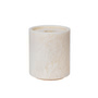 Ferm Living - Mist Cotton bud container, Ø 8 x H 9.4 cm, pearl