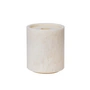 Ferm Living - Mist Cotton bud container, Ø 8 x H 9.4 cm, pearl