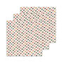 Konges Sløjd - Muslin cloths, couer coloré (set of 3)