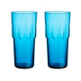 Iittala - Solare drinking glass, 0.39 l, electric blue (set of 2)
