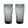 Iittala - Solare drinking glass, 0.39 l, steel gray (set of 2)