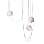 Flos - AIM Small LED -pendant light with canopy, white (3-light)