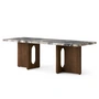 Audo - Androgyne Coffee table 120 x 45 cm, dark oak / Galaxy gray