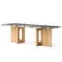 Audo - Androgyne Coffee table 120 x 45 cm, natural oak / Galaxy gray
