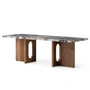 Audo - Androgyne Coffee table 120 x 45 cm, walnut / Galaxy Grey