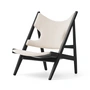 Audo - Knitting Chair, dark stained oak / off-white ( Audo Barnum Bouclé 24) (Limited Edition)