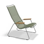 HOUE - CLICK Outdoor Lounge Chair, olive green
