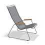 HOUE - CLICK Outdoor Lounge Chair, dark gray