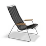HOUE - CLICK Outdoor Lounge Chair, black