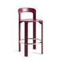 HAY - Rey Bar stool, 65 cm, grape red (standard glides)