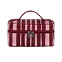 Marimekko - Tuttu Raide cosmetic bag, burgundy / pink