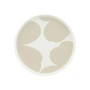 Marimekko - Oiva Iso Unikko Plate, Ø 20 cm, white / straw