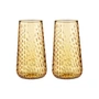 Marimekko - Syksy Glass, long 180 ml, honey (set of 2)