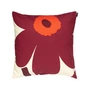 Marimekko - Unikko Cushion cover, 50 x 50 cm, vanilla / burgundy / red