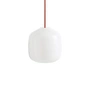 HAY - Buoy Glass pendant light, Ø 20 cm, rusty red