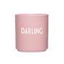 Design Letters - AJ Favourite Porcelain mug, Darling / creole pink