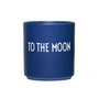 Design Letters - AJ Favourite Porcelain mug, To the Moon / midnight blue