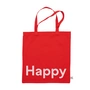 Design Letters - AJ Favourite Carrier bag, Happy / red flame scarlet