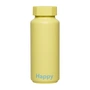 Design Letters - AJ thermos flask Hot & Cold 0.5 l, Happy / yellow (special edition)