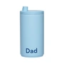 Design Letters - Travel Mug, 0.35 l, Dad / light blue