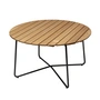 Grythyttan - 9A 120 Garden table Ø 120 cm, oiled oak / black