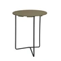 Grythyttan - 6B 60 Garden table Ø 60 cm, light green lacquered oak / black