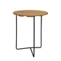 Grythyttan - 6B 60 Garden dining table Ø 60 cm, oiled oak / black