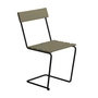 Grythyttan - 1 garden chair, light green lacquered oak / black