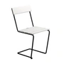 Grythyttan - 1 garden chair, white lacquered oak / black