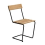 Grythyttan - 1 garden chair, oiled oak / black