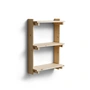 Form & Refine - Beam 3 wall shelf, 60 x 90.5 cm, matt lacquered pine
