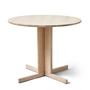 Form & Refine - Trefoil Table, Ø 90 cm, white oiled oak