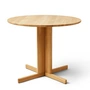 Form & Refine - Trefoil Table, Ø 90 cm, natural oak