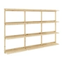 Karup Design - Groove Wall shelf, Big, H 127 x 192 cm, natural pine