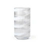 Lyngby Porcelæn - Lyngby glass vase, swirl, h 20.5 cm, transparent