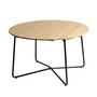 Grythyttan - 9A 120 Garden table Ø 120 cm, oiled pine / green