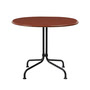 Gubi - Carmel Bistro lounge table, 75 x 75 cm, black / rock red