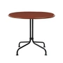 Gubi - Carmel Bistro lounge table, 75 x 75 cm, black / rock red