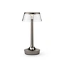 Flos - Bon jour Unplugged Rechargeable table lamp, Color Tune, black chrome